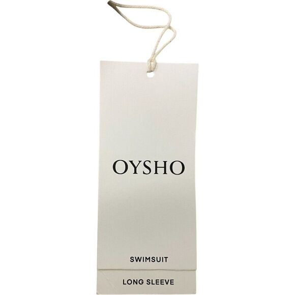 OYSHO Womens Swimsuit Bathing Suit Size S Gray Long Sleeve 2484/329 NWT - Picture 5 of 10